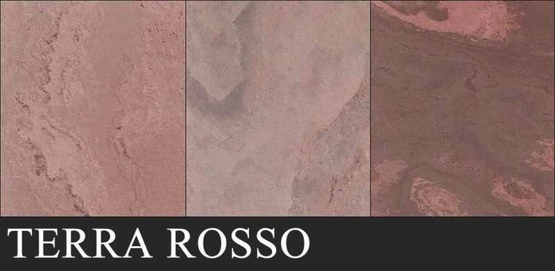 wall design decoration terra rosso like real stone surface
